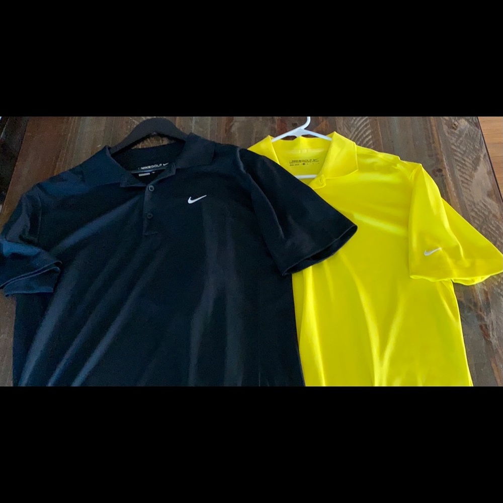 Nike golf men’s shirts lot 2 dri-fit